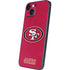 NFL San Francisco 49ers Distressed iPhone 15 Skin