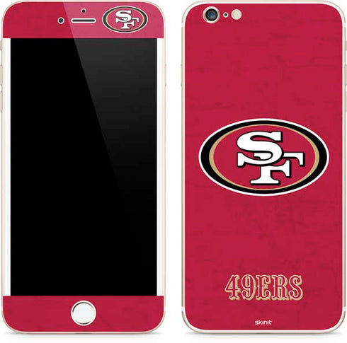 NFL San Francisco 49ers Distressed iPhone 6/6s Plus Skin
