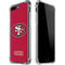 NFL San Francisco 49ers Distressed iPhone 7/8 Plus Clear Case