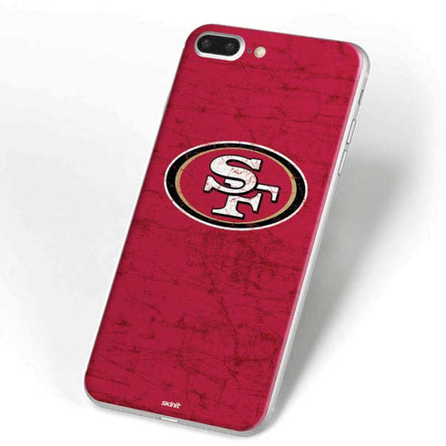 NFL San Francisco 49ers Distressed iPhone 7 Plus Skin