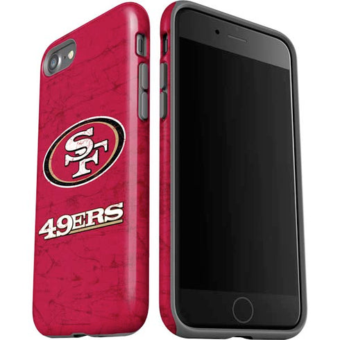 NFL San Francisco 49ers Distressed iPhone SE (2nd & 3rd Gen) Pro Case