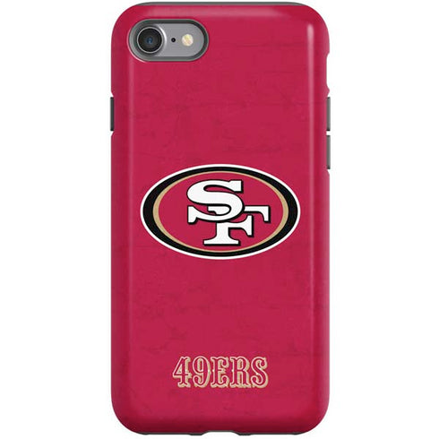 NFL San Francisco 49ers Distressed iPhone SE (2nd & 3rd Gen) Pro Case