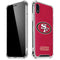 NFL San Francisco 49ers Distressed iPhone XR Clear Case