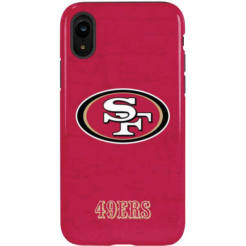 NFL San Francisco 49ers Distressed iPhone XR Pro Case