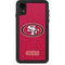 NFL San Francisco 49ers Distressed iPhone XR Waterproof Case