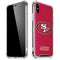 NFL San Francisco 49ers Distressed iPhone XS Max Clear Case