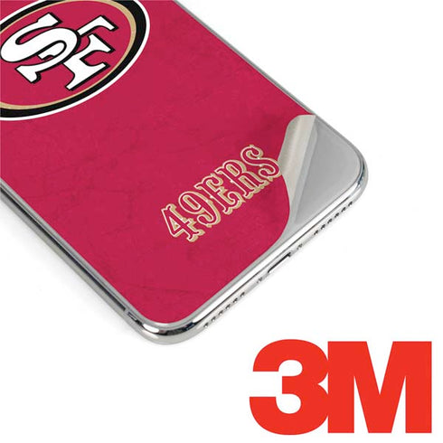 NFL San Francisco 49ers Distressed iPhone XS Max Skin
