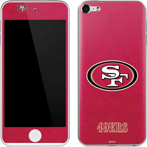 NFL San Francisco 49ers Distressed Apple iPod Skin