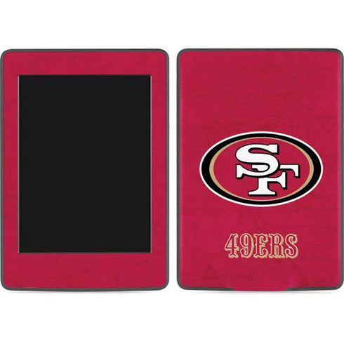NFL San Francisco 49ers Distressed Amazon Kindle Skin