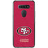 NFL San Francisco 49ers Distressed LG K51/Q51 Clear Case