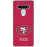 NFL San Francisco 49ers Distressed LG Stylo 6 Clear Case