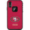 NFL San Francisco 49ers Distressed LifeProof Fre iPhone Skin