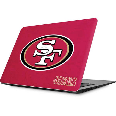 NFL San Francisco 49ers Distressed Apple MacBook Skin