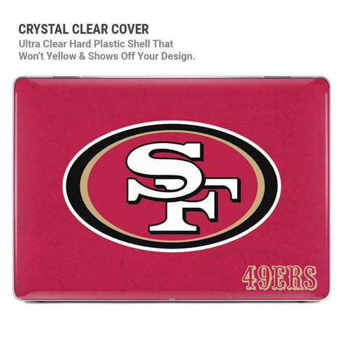 NFL San Francisco 49ers Distressed MacBook Air 13in M1 (2021) Case plus Skin