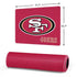 NFL San Francisco 49ers Distressed Gaming Mouse Pad