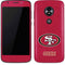 NFL San Francisco 49ers Distressed Moto E5 Play Skin