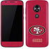 NFL San Francisco 49ers Distressed Moto E5 Play Skin