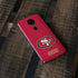 NFL San Francisco 49ers Distressed Moto E5 Plus Skin