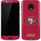 NFL San Francisco 49ers Distressed Moto G6 Skin