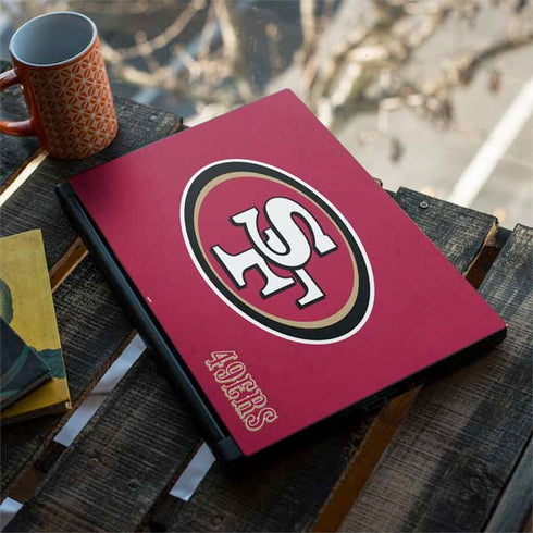 NFL San Francisco 49ers Distressed MSI GS65 Stealth Laptop Skin