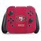 NFL San Francisco 49ers Distressed Nintendo Switch (2017-2021) Joy-Con Controller Skin
