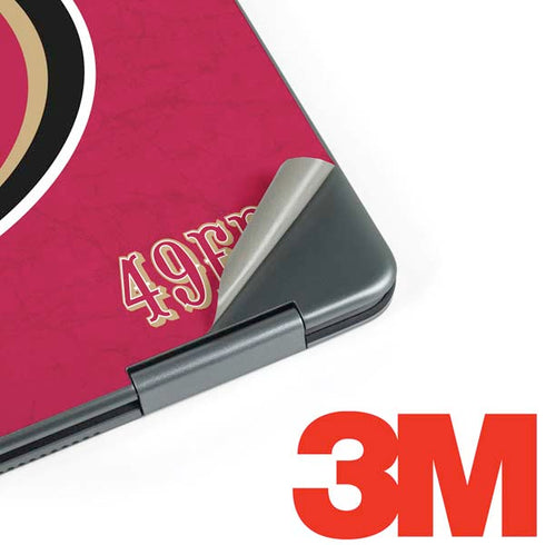NFL San Francisco 49ers Distressed Notebook 9 Pro 13in (2017) Skin