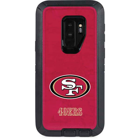 NFL San Francisco 49ers Distressed Otterbox Defender Galaxy Skin