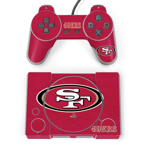 NFL San Francisco 49ers Distressed PlayStation Classic Bundle Skin