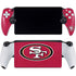 NFL San Francisco 49ers Distressed PlayStation Portal Remote Player Skin