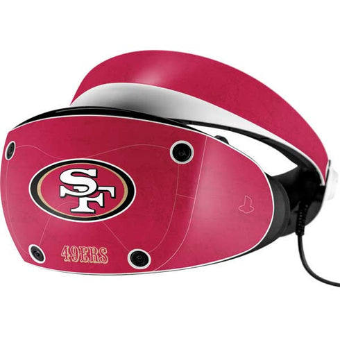 NFL San Francisco 49ers Distressed PlayStation VR2 Skin