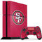 NFL San Francisco 49ers Distressed PS4 Console and Controller Bundle Skin