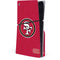 NFL San Francisco 49ers Distressed PS5 Slim Disk Console Skin