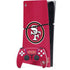 NFL San Francisco 49ers Distressed PS5 Slim Digital Edition Bundle Skin