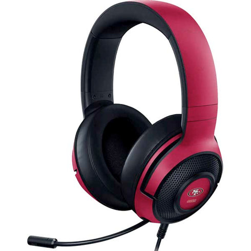 NFL San Francisco 49ers Distressed Razer Kraken X Skin