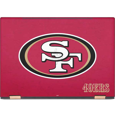 NFL San Francisco 49ers Distressed HP Spectre Skin