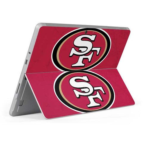 NFL San Francisco 49ers Distressed Surface Go Skin