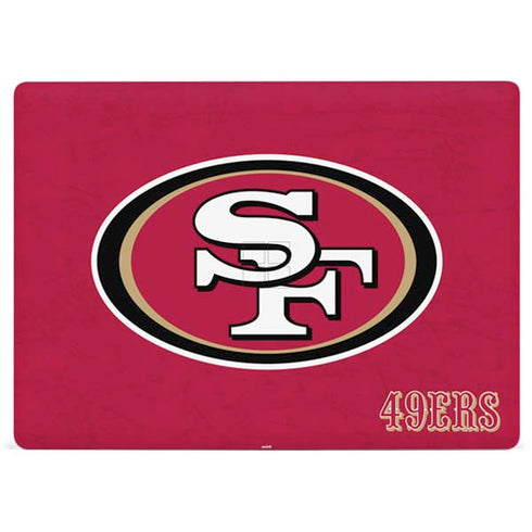 NFL San Francisco 49ers Distressed Surface Laptop 2 Skin