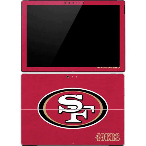 NFL San Francisco 49ers Distressed Surface Pro 4 Skin