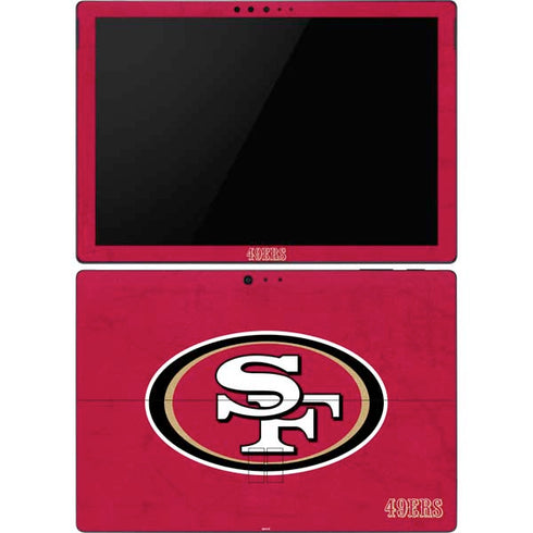 NFL San Francisco 49ers Distressed Surface Pro 6 Skin