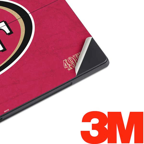 NFL San Francisco 49ers Distressed Surface Pro 6 Skin
