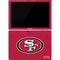 NFL San Francisco 49ers Distressed Surface Pro 7 Skin