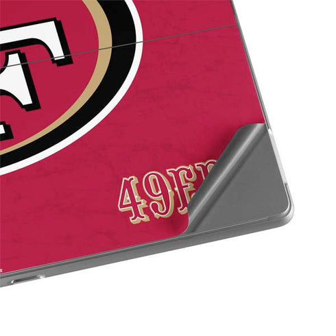 NFL San Francisco 49ers Distressed Surface Pro 8 Skin