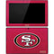 NFL San Francisco 49ers Distressed Surface Pro Tablet Skin