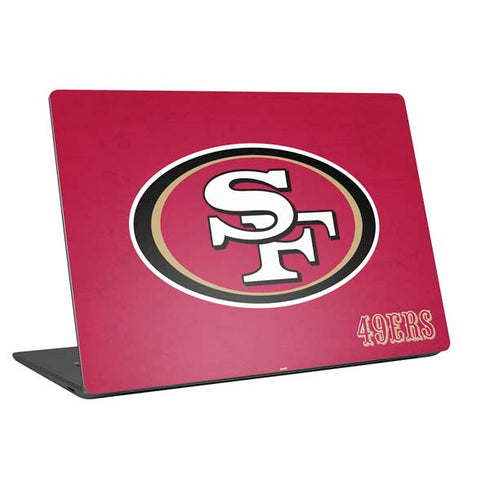 NFL San Francisco 49ers Distressed Universal Laptop 17in (13.8 x 10in) Skin