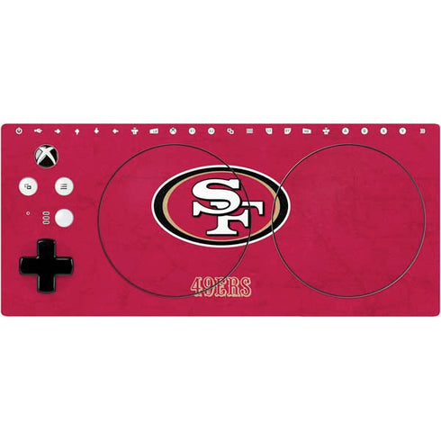 NFL San Francisco 49ers Distressed Xbox Adaptive Controller Skin