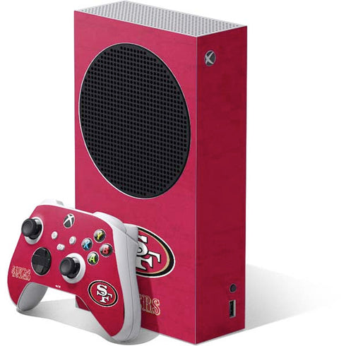 NFL San Francisco 49ers Distressed Xbox Series S Skins