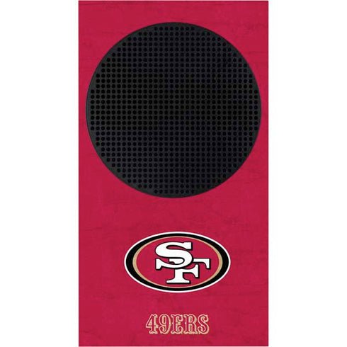 NFL San Francisco 49ers Distressed Xbox Series S Bundle Skin