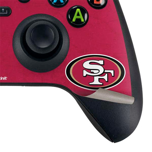 NFL San Francisco 49ers Distressed Xbox Series X Controller Skin