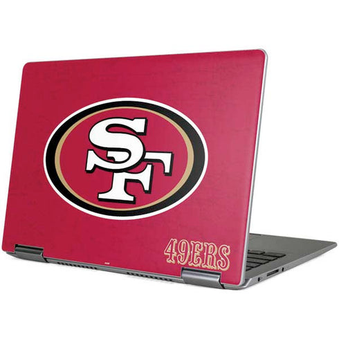 NFL San Francisco 49ers Distressed Yoga 710 14in Skin