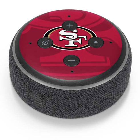 NFL San Francisco 49ers Double Vision Amazon Echo Dot Skin